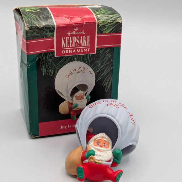 Hallmark Keepsake Joy Is in the Air 1990, Vintage Christmas Ornament - Picture 2 of 10